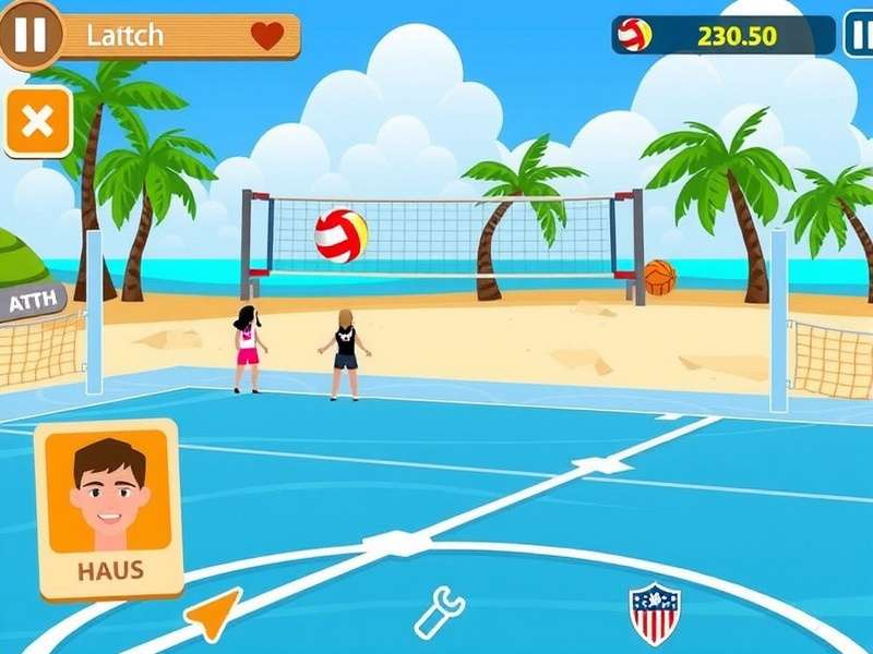 Beach Volley Fury Character Selection